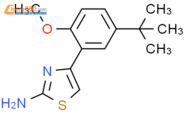 Tert Butyl Methoxy Phenyl Thiazol Ylaminecas