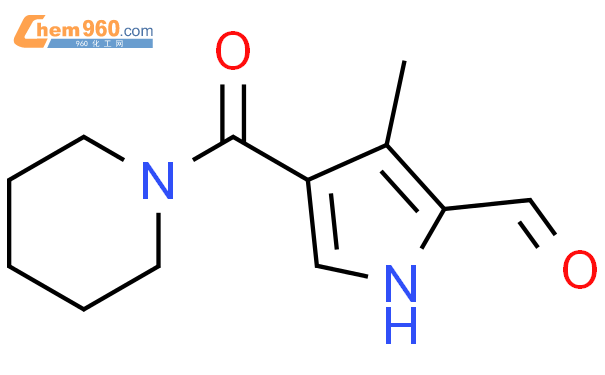 388116 48 1 Piperidine 1 5 Formyl 4 Methyl 1H Pyrrol 3 Yl Carbonyl