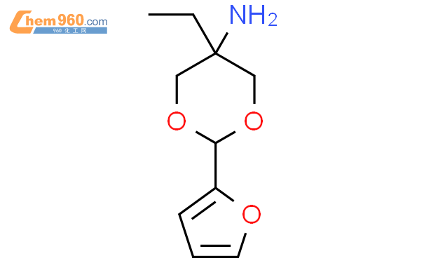 39116 14 8 5 ethyl 2 furan 2 yl 1 3 dioxan 5 amine化学式结构式分子式mol