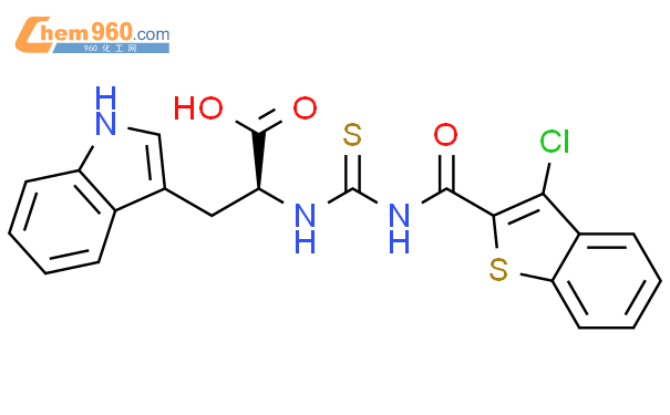 400756 96 9 L TRYPTOPHAN N 3 CHLOROBENZO B THIEN 2 YL CARBONYL