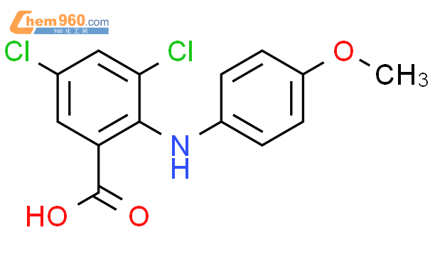 401795 56 0 Benzoic acid 3 5 dichloro 2 4 methoxyphenyl amino CAS号