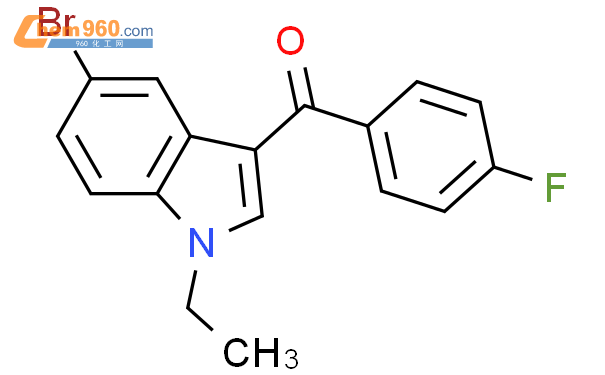 405275 14 1 Methanone 5 Bromo 1 Ethyl 1H Indol 3 Yl 4 Fluorophenyl