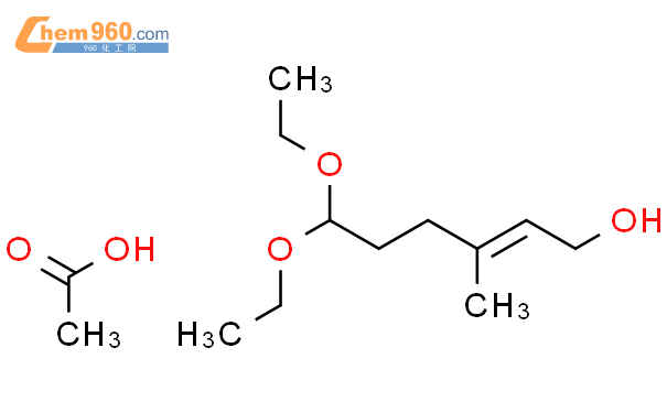 40772 81 4 2 HEXEN 1 OL 6 6 DIETHOXY 3 METHYL ACETATE 2E CAS号