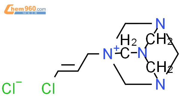 chloride别名:季铵盐-15;1(3-氯-2-丙烯基-3,5,7-三氮杂-1-氮翁三环