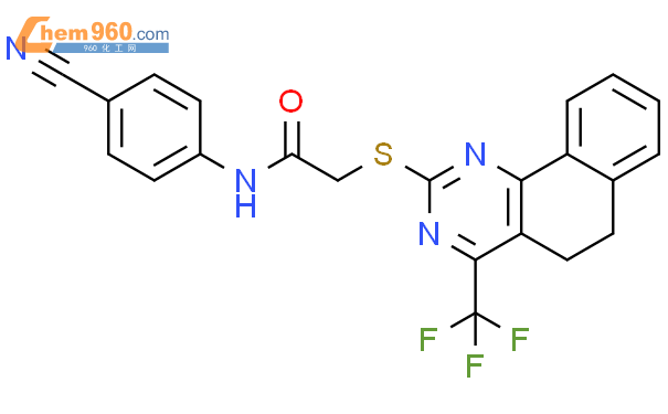 409351 69 5 N 4 Cyano Phenyl 2 4 Trifluoromethyl 5 6 Dihydro Benzo