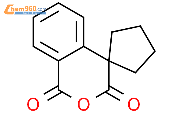 41058 66 6 Spiro 1H 2 benzopyran 4 3H 1 cyclopentane 1 3 dione化学式结构