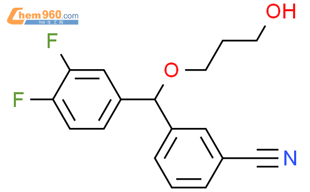 412307 31 4 BENZONITRILE 3 3 4 DIFLUOROPHENYL 3 HYDROXYPROPOXY