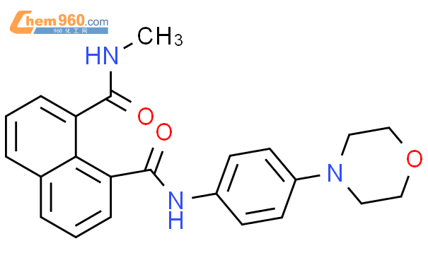 414864 30 5 1 8 NAPHTHALENEDICARBOXAMIDE N METHYL N 4 4 MORPHOLINYL