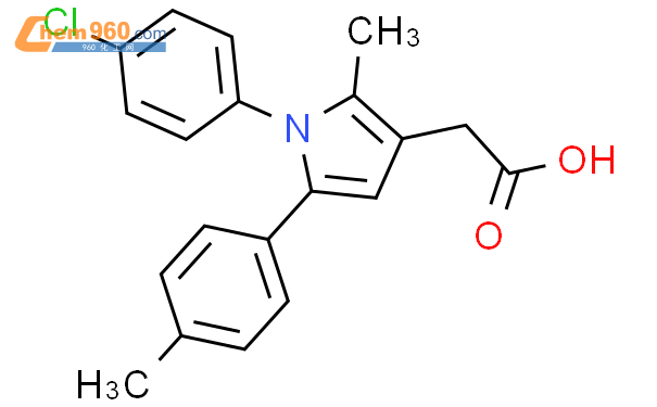 H Pyrrole Aceticacid Chlorophenyl Methyl Methylphenyl