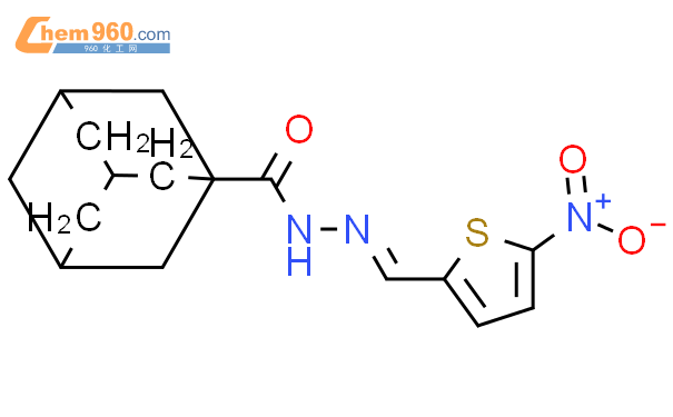 42826 31 3 三环 3 3 1 13 7 癸烷 1 羧酸 5 硝基 2 噻吩基 亚甲基 肼化学式结构式分子式mol