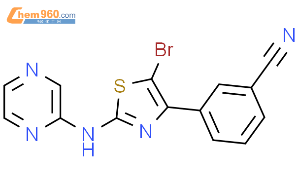 Benzonitrile Bromo Pyrazinylamino Thiazolyl