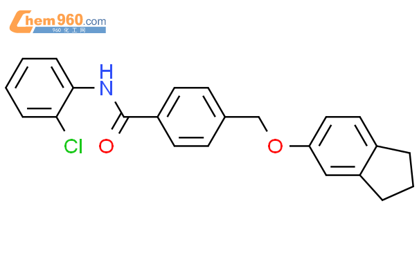 N Chloro Phenyl Indan Yloxymethyl Benzamide