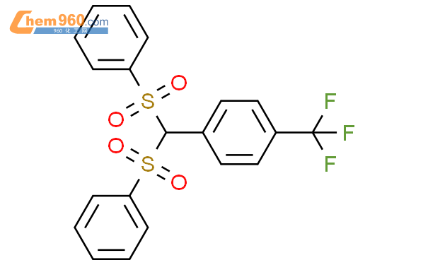 447421 28 5 Benzene 1 Bis Phenylsulfonyl Methyl 4 Trifluoromethyl