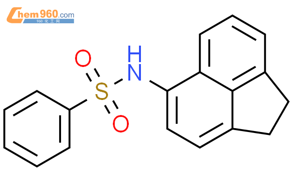 4709 70 0 Benzenesulfonamide N 1 2 dihydro 5 acenaphthylenyl 化学式结构式