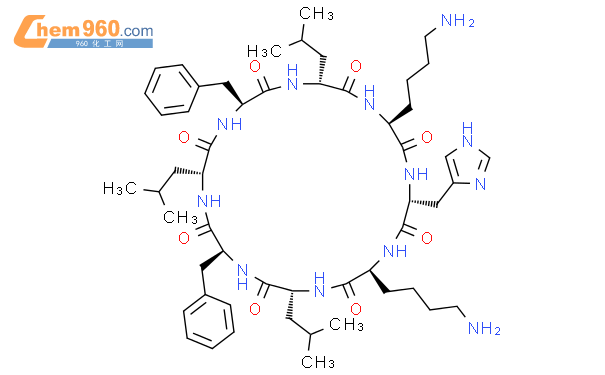 Cyclo D Histidyl L Lysyl D Leucyl L Phenylalanyl D Leucyl L