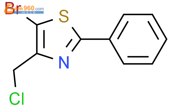 5 bromo 4 chloromethyl 2 phenyl 1 3 thiazoleCAS号4771 35 1 960化工网