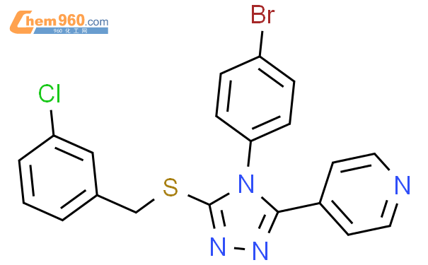 477331 24 1 4 4 4 Bromophenyl 5 3 Chlorobenzyl Thio 4H 1 2 4