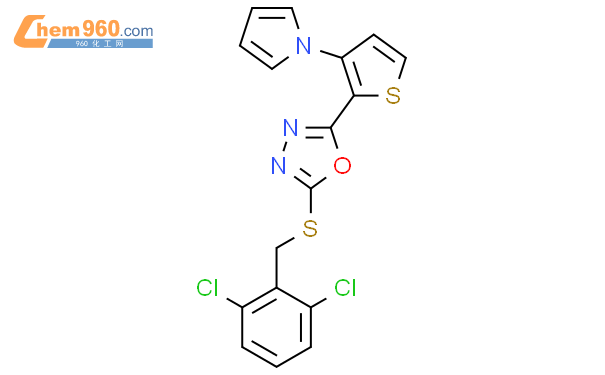 478077 29 1 2 2 6 Dichlorophenyl Methyl Sulfanyl 5 3 1H Pyrrol 1