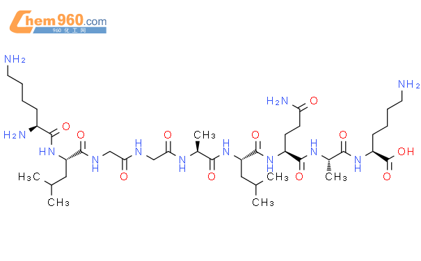 481650 93 5 L LYSINE L LYSYL L LEUCYLGLYCYLGLYCYL L ALANYL L LEUCYL L