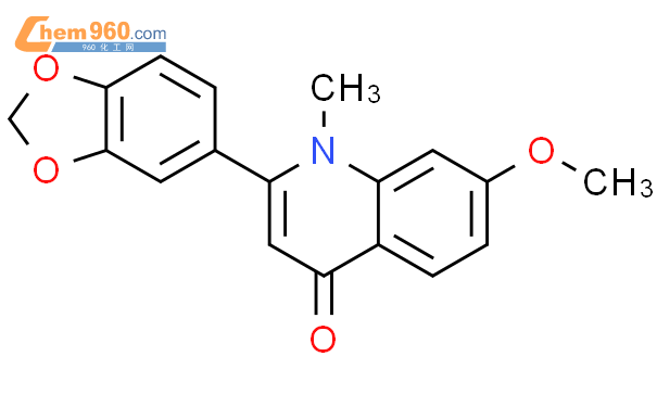 483 52 3 4 1H Quinolinone 2 1 3 Benzodioxol 5 Yl 7 Methoxy 1 Methyl