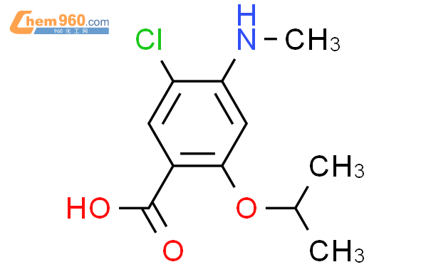 483303 90 8 Benzoic Acid 5 Chloro 4 Methylamino 2 1 Methylethoxy