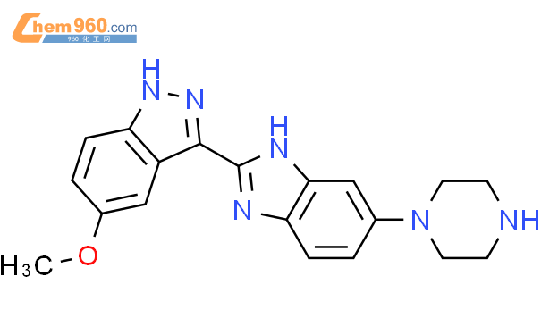 H Indazole Methoxy Piperazinyl H Benzimidazol