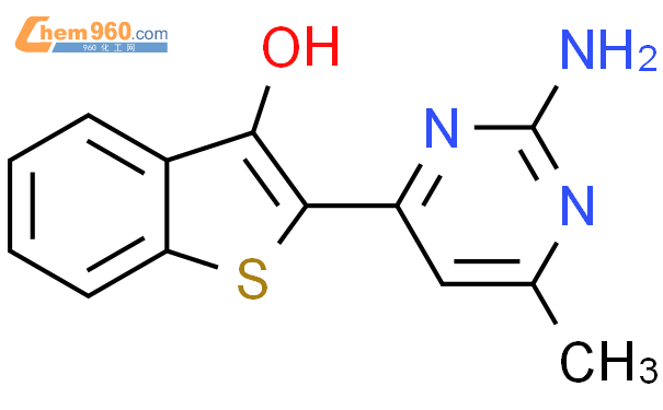 488828 30 4 Benzo B Thiophene 3 Ol 2 2 Amino 6 Methyl 4 Pyrimidinyl