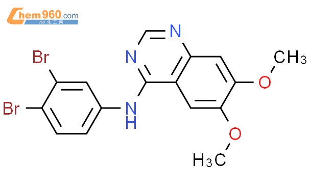 490021 56 2 4 Quinazolinamine N 3 4 dibromophenyl 6 7 dimethoxy CAS号