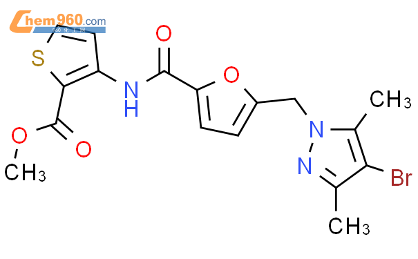 491829 20 0 Methyl 3 5 4 Bromo 3 5 Dimethyl 1H Pyrazol 1 Yl Methyl