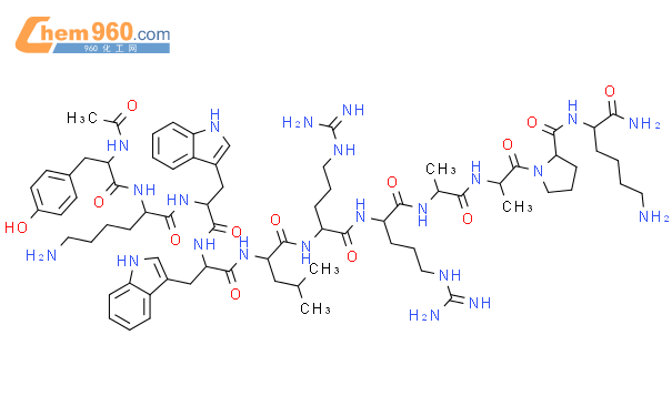 L Lysinamide N Acetyl L Tyrosyl L Lysyl L Tryptophyl L