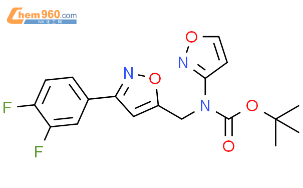 492992 50 4 Carbamic Acid 3 3 4 Difluorophenyl 5 Isoxazolyl Methyl