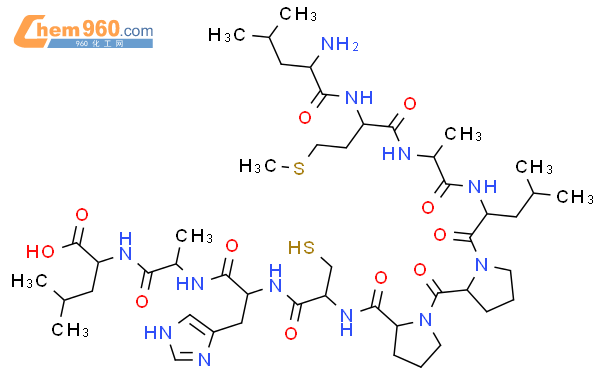 492996 36 8 L Leucine L Leucyl L Methionyl L Alanyl L Leucyl L Prolyl L