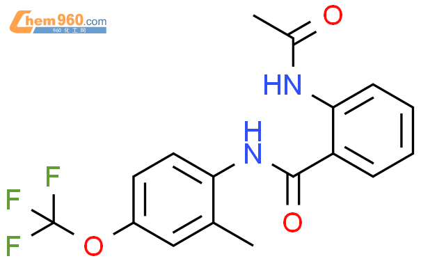 494208 22 9 Benzamide 2 Acetylamino N 2 Methyl 4 Trifluoromethoxy