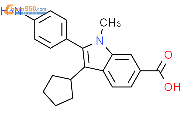 H Indole Carboxylic Acid Aminophenyl