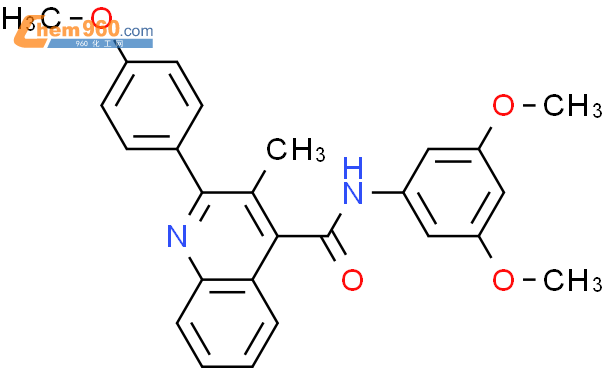 495375 96 7 2 4 Methoxy Phenyl 3 Methyl Quinoline 4 Carboxylic Acid