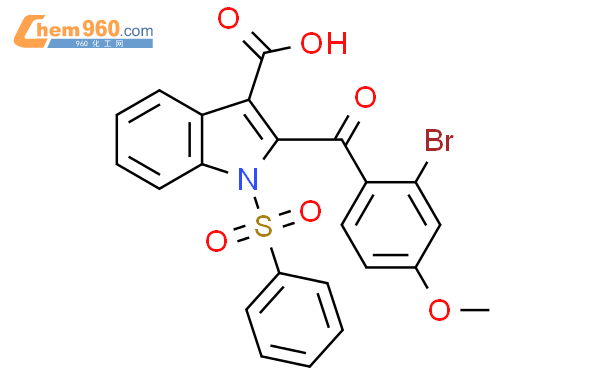 H Indole Carboxylic Acid Bromo Methoxybenzoyl