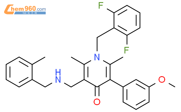 497953 51 2 4 1H Pyridinone 1 2 6 Difluorophenyl Methyl 3 3