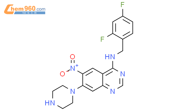 Quinazolinamine N Difluorophenyl Methyl Nitro