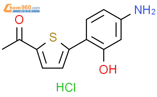 500354 32 5 Ethanone 1 5 4 Amino 2 Hydroxyphenyl 2 Thienyl