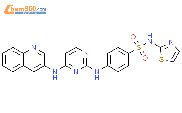 500543 71 5 Benzenesulfonamide 4 4 3 Quinolinylamino 2 Pyrimidinyl