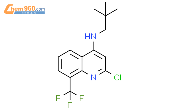 500780 73 4 4 Quinolinamine 2 Chloro N 2 2 Dimethylpropyl 8