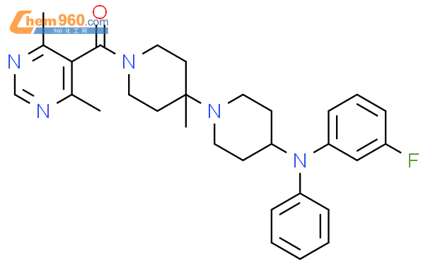 Bipiperidin Amine Dimethyl Pyrimidinyl