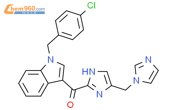 501659 80 9 Methanone 1 4 Chlorophenyl Methyl 1H Indol 3 Yl 4 1H