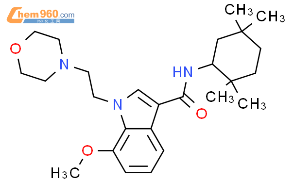 H Indole Carboxamide Methoxy Morpholinyl Ethyl