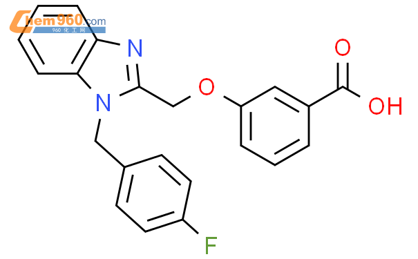 502175 50 0 Benzoic Acid 3 1 4 Fluorophenyl Methyl 1H Benzimidazol