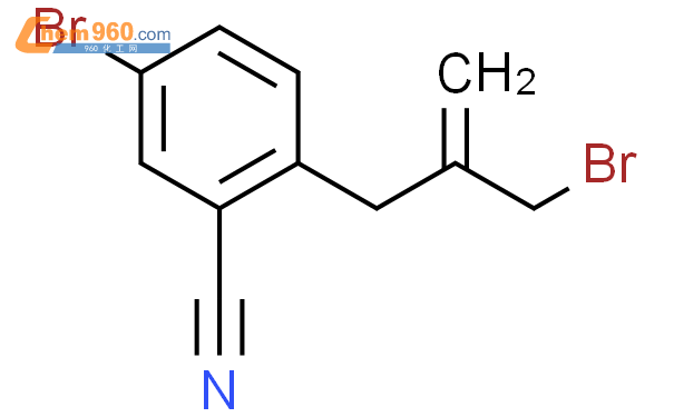 506427 46 9 5 bromo 2 2 bromomethyl prop 2 enyl benzonitrileCAS号