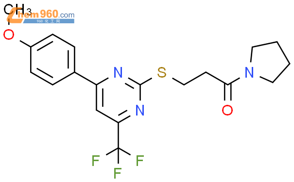 510711 22 5 3 4 4 Methoxy Phenyl 6 Trifluoromethyl Pyrimidin 2