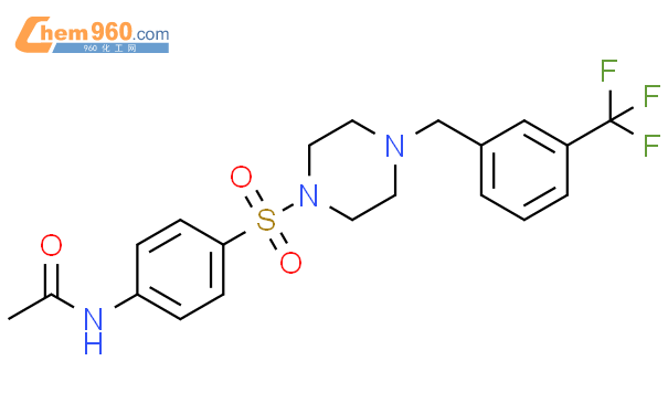 510725 65 2 Acetamide N 4 4 3 Trifluoromethyl Phenyl Methyl 1