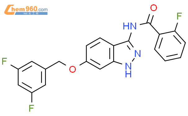 511205 87 1 Benzamide N 6 3 5 Difluorophenyl Methoxy 1H Indazol 3