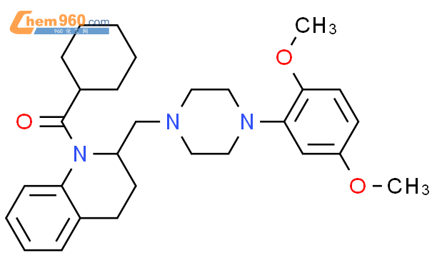 511230 82 3 Quinoline 1 Cyclohexylcarbonyl 2 4 2 5 Dimethoxyphenyl